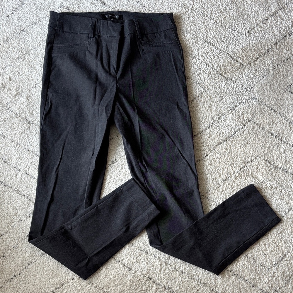 Dynamite Women’s Classic Straight Leg Charcoal Grey Dress Pants Size 8